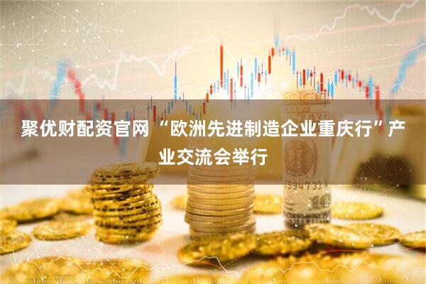 聚优财配资官网 “欧洲先进制造企业重庆行”产业交流会举行